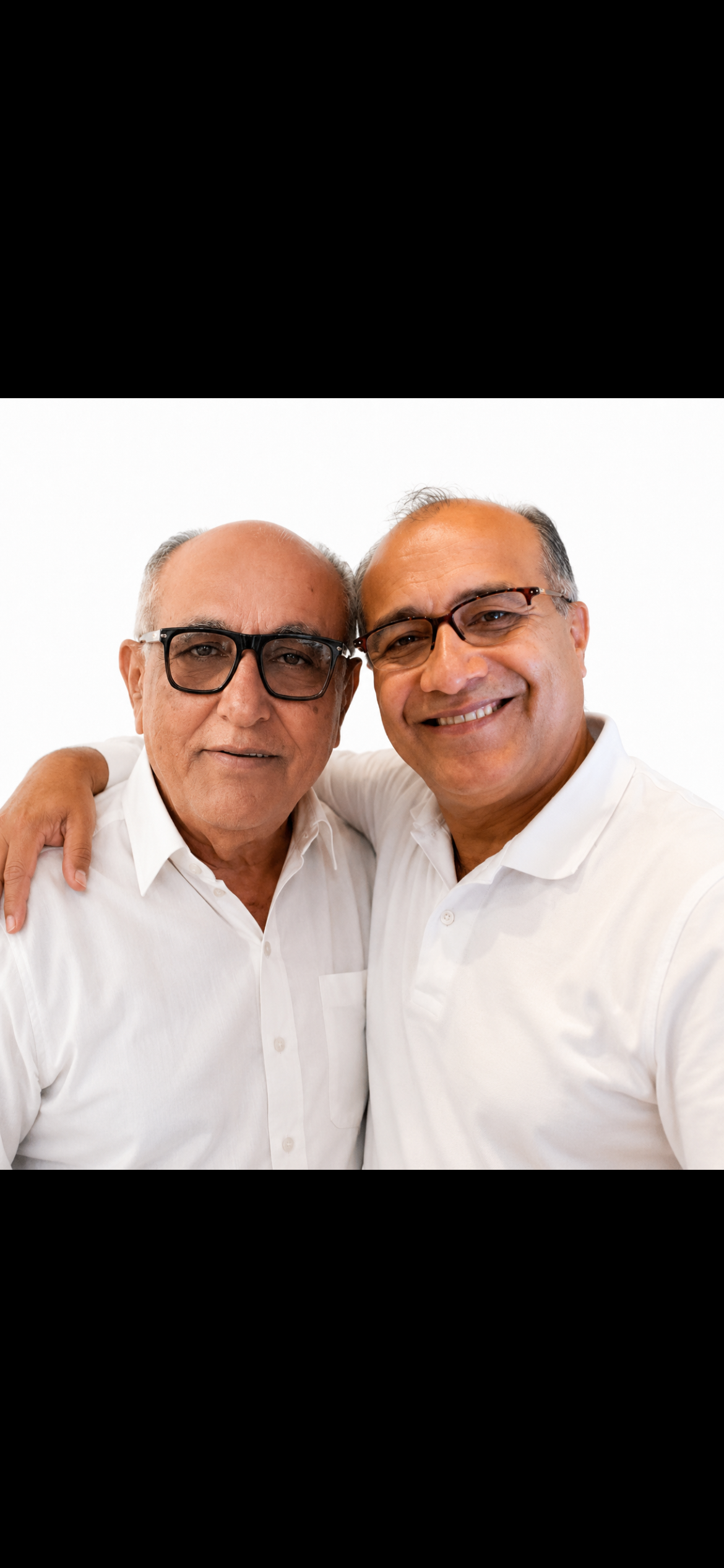 Bharat mengar with kantilal babubhai mange family